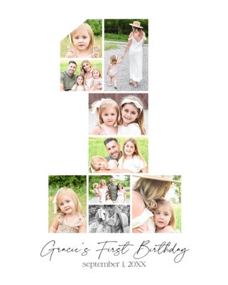 Portrait Birthday 1 Board Prints