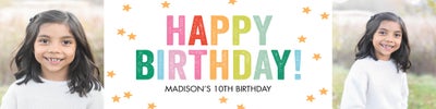 Celebrate Birthday Star Confetti Banners