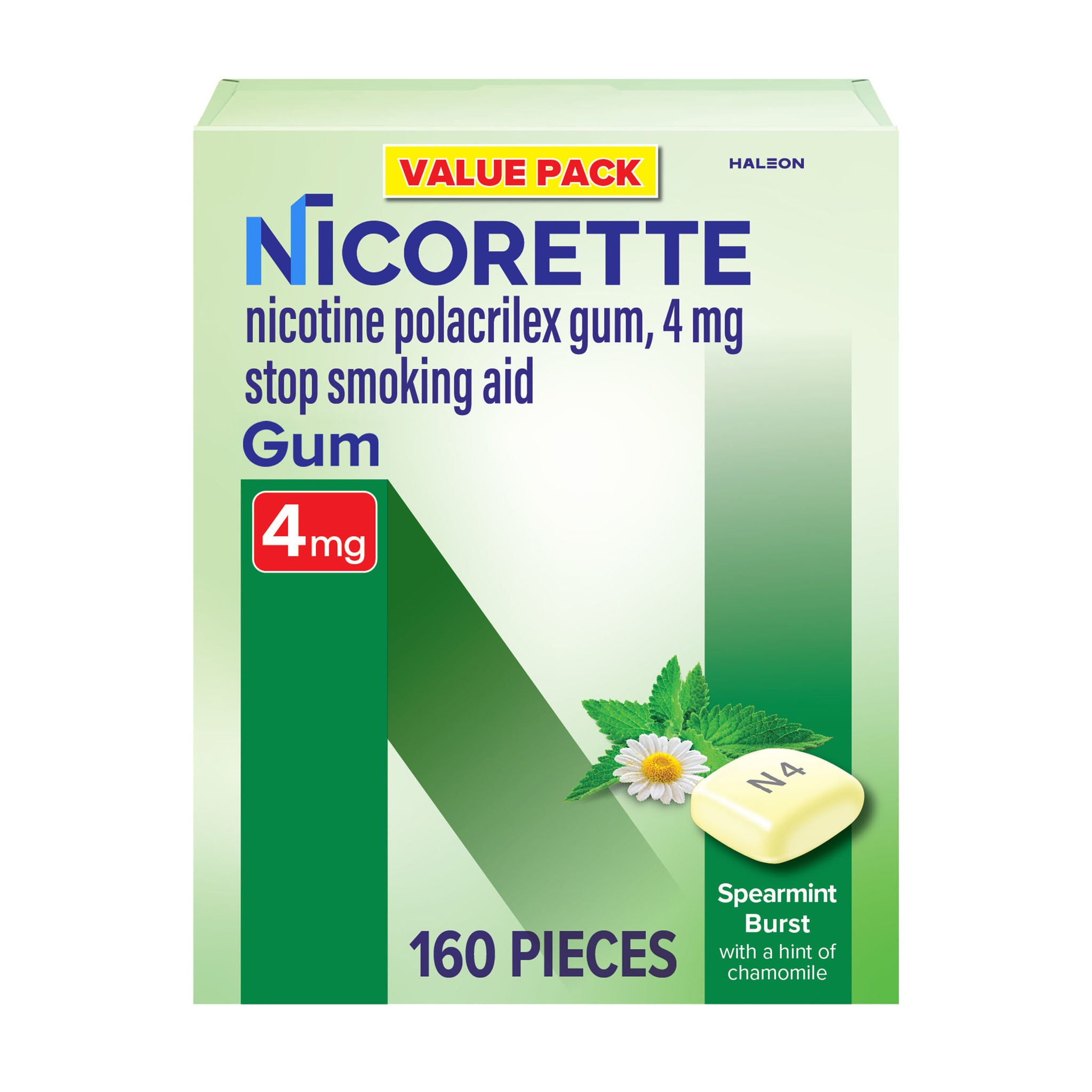 cigarette gum Nicorette - 2mg Bubble Gum Cigarettes (4 Pack),