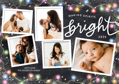 Christmas 2026 Bright Photo Card, 5x7