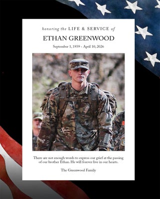 Portrait Memorial Flag Stars Board Prints