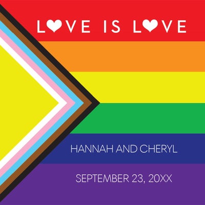 Love is Love Acrylic Magnet, 2x2
