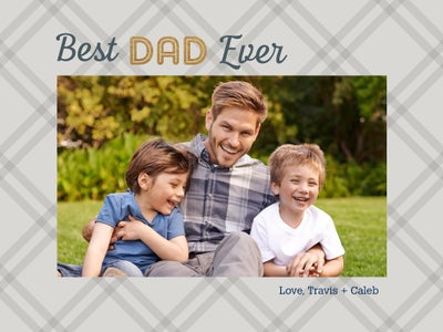 Plaid Dad Poster Prints