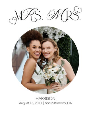 A Love Story Repositionable Calendars