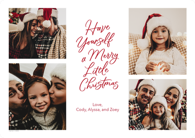 A Little Christmas Wish Photo Card, 5x7