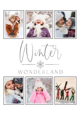 Winter Collage Hanging Canvas, 11x14