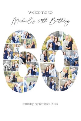 Portrait Birthday 60 Poster Prints