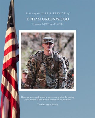 Portrait Memorial Stripes Board Prints