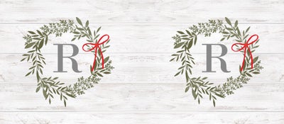 Festive Wreath Can Cooler