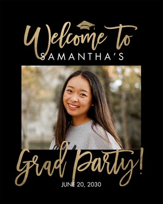 Portrait Grad Welcome Photo Poster Prints