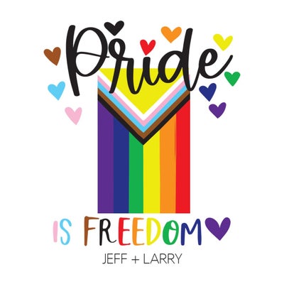 Pride Is Freedom Acrylic Magnet, 2x2