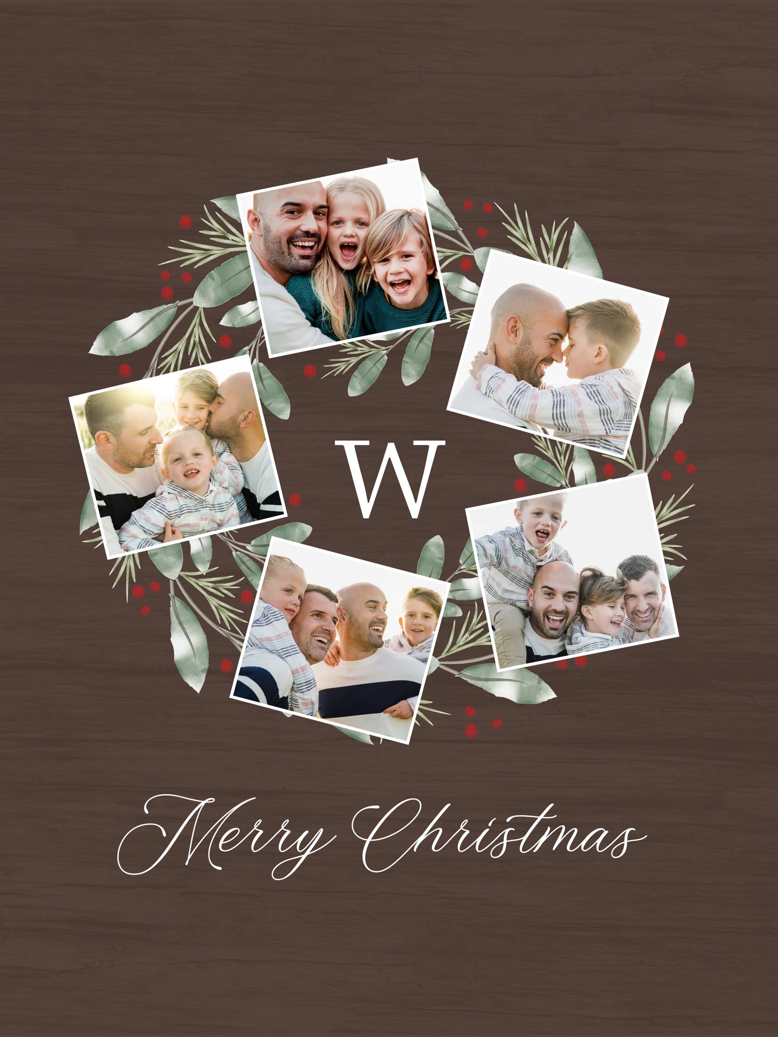 Poster Prints 18x24 Regal Wreath Customizable in Brown, Vertical