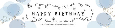 Celebrate Birthday Balloons Banners