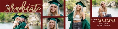 Celebrate Graduate Script 2026 Banners