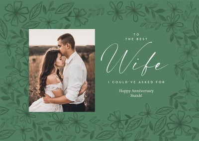 Best Wife Folded Card, 5x7
