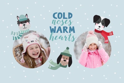 Doggy Paws and Warmth Magnets