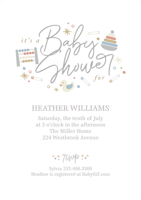 Baby Shower Photo Card, 5x7